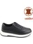 Erkek Lacivert Bağcıklı Hakiki Deri Comfort Sneaker 2