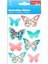Stickers Eu Puffy Damla Etiket Kelebek Serisi 5 Ad. Tnx 25079 5'li Paket / Tanex 1