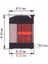 Marine SL50 Seyir Feneri Yedekleme 135° 152X195MM 2