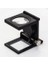-28X28 mm Katlanır Sayaçlı Metal Lüp, 2 LED Işıklı Büyüteç Tekstil TH9005A ( Lisinya ) 2