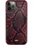 Teleplus iPhone 12 Pro Max Kılıf Kajsa Glamorous Serisi Yılan Derisi Desenli Kapak 1