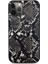 Teleplus iPhone 12 Pro Kılıf Kajsa Glamorous Serisi Yılan Derisi Desenli Kapak 1