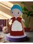 Inci Küpeli Kız - Amigurumi Bebek 21 cm - El Yapımı Sanatsal Örgü Oyuncak 1