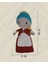 Inci Küpeli Kız - Amigurumi Bebek 21 cm - El Yapımı Sanatsal Örgü Oyuncak 3