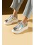 Yüksek Taban Bağcıklı Comfort Kadın Sneakers 36-1050-25 1