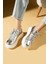 Yüksek Taban Bağcıklı Comfort Kadın Sneakers 36-1050-25 2