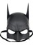 Siyah Renk Çocuk Boy Arkadan Lastikli Batman Maskesi Kalite 20 x 14 cm 2
