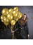 Vıp 100 Pcs Shıny Metallıc Gold Balloon Vıp Kalite Parlak Metalik Altın Balon Helyum Gazı Uyumlu 2