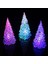 Renkli LED Işıklı Çam Ağacı 17 cm Işıklı Çam Ağacı Işıklı Yılbaşı Ağacı Vıp Rgb Pıne Tree LED Lıght 4