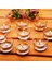 Kır Düğünü Kına Gecesi Dekor Mumluk 4.5x2 cm Cam Mumluk 7 Adet Cam Mumluk Tea Light Cam Mumluk 3