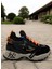 Snicker Y050325 Siyah Çok Renkli Bağcıklı Tam Ortopedik Kadın Sneaker Günlük Spor Ayakkabı 2