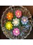 Dekor Düğün Mumları 6 Adet Işıklı Su Mumu Suda Yüzen Lotus Çiçekleri Pilli Mum Water Floating Candle 1