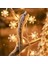 Dekor Düğün Işıkları Pilli Kar Tanesi Mandal LED Işık Snow Flake Photo Clip Gün Işığı 2 Metre LED 2