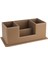 Masaüstü Deri Organizer Kalemlik 4 Gözlü Desktop Organizer Rainbow Vegan 10X12X25 Cm. 2