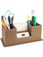 Masaüstü Deri Organizer Kalemlik 4 Gözlü Desktop Organizer Rainbow Vegan 10X12X25 Cm. 1