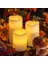 Warm Light LED Remote Control Electronic Candle Kumandalı Gün Işığı Işıklı Mum 3lü Set Işıklı Mum 1