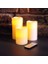 Warm Light LED Remote Control Electronic Candle Kumandalı Gün Işığı Işıklı Mum 3lü Set Işıklı Mum 4