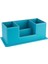 Masaüstü Deri Organizer Kalemlik 4 Gözlü Desktop Organizer Rainbow Vegan 10X12X25 Cm. 2