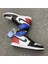Nıke Aır Jordan 1 Retro Hıgh Red And Black Blue 3