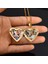 Love Yazılı Metal Gold Kapağı Açılabilen Kadın Kolye 3