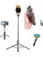 K8 Bluetooth Kumandalı 130CM Tripod Telefon Tutuculu Selfie Çubuğu Telefon Tripodu - Youtuber-Tiktok Tripodu 1