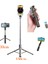 K8 Bluetooth Kumandalı 130CM Tripod Telefon Tutuculu Selfie Çubuğu Telefon Tripodu - Youtuber-Tiktok Tripodu 3