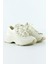 Bej Örgü Dokuma Taş Detaylı Bağcıklı Slip-On Sneaker 1