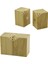 5X5CM--Y:7CM 2pcs Mıknatıslı Ikiz Ahşap Bambu Baharatlık - Tuzluk (4767) - MCT7526-5163 1
