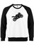 Motosiklet Siluet Siyah Sweatshirt 1