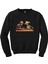Skelton Cowboy Bar Siyah Sweatshirt 1