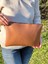 Kadın Düz Desenli El Askılı Portföy Clutch Çanta 1
