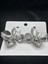 Zirkon Taşlı Silver Çiçekli Küpe 2