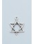 Minimal Pentagram Gümüş Kaplama Kolye Ucu 1