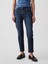 Kadın Lacivert Mid Rise Girlfriend Jean Pantolon 8