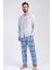 Man Gri Melanj Erkek Uzun Kollu P.suprem Pijama Takımı 1