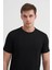 Siyah Erkek T-Shirt 4177 3