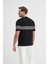 Triko Siyah Erkek T-Shirt 3040 4