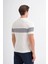 Triko Ekru Erkek T-Shirt 3040 3