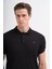 Siyah Erkek Polo Yaka T-Shirt 4052 4