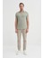 Açık Haki Erkek Polo Yaka T-Shirt 4012 3