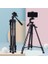 Telefon ve Fotoğraf Makinası Takılabilen Bluetooth Kumandalı 146 cm Triipod 4