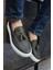 SHO127 Bağcıksız Püsküllü Cbt Loafer-X Erkek Ayakkabı Hakı 2