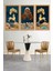 Salon Tablo 3 Parça Ay ve Geyik Çerçeve Görünümlü 3