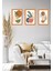 Minimalist 3 Parça Çerçeve Görünümlü Tablo Seti 1