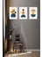 Çerçeve Görünümlü 3 Parça Mdf Tablo Seti 2