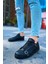 SHO191 Bağcıklı Toka Detaylı Cst Side Buckle Erkek Ayakkabı Sıyah 3