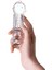 Çilek Aromalı Cinsel Jel ve Şeffaf Penis Kılıfı Seti - 14,5cm Uzatmasız Tırtıklı Yapı 768012 3