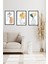 Çerçeve Görünümlü 3 Parça Mdf Minimalist Tablo Seti 3