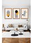 Modern Tarzda Minimalist Salon Tablosu 3 Parça Ahşap Mdf Baskı 5