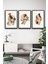 Minimalist Bohem Kadın Duvar Tablosu Çerçeve Görünümlü 3 Parça 2